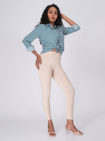 Load image into Gallery viewer, Movease 7/8 Beige Leggings (Ankle Length Leggings)