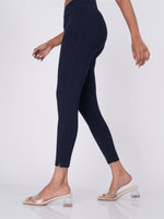Load image into Gallery viewer, Movease 7/8 Navy Blue Leggings (Ankle Length Leggings)