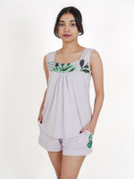 Load image into Gallery viewer, comfy sleepwear, co ord dress set, sleepwear shorts, cord set for women, women’s pj shorts set, sleep shorts, sleepwear shorts for women, women cord set, cute night suits for women, cord set women, women’s sleepwear