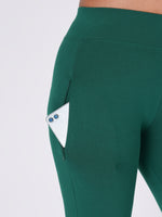 Load image into Gallery viewer, Movease 7/8 Green Leggings (Ankle Length Leggings)