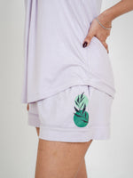 Load image into Gallery viewer, comfy sleepwear, co ord dress set, sleepwear shorts, cord set for women, women’s pj shorts set, sleep shorts, sleepwear shorts for women, women cord set, cute night suits for women, cord set women, women’s sleepwear