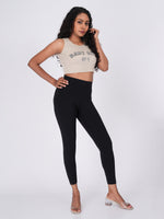 Load image into Gallery viewer, Movease 7/8 Black Leggings (Ankle Length Leggings)

