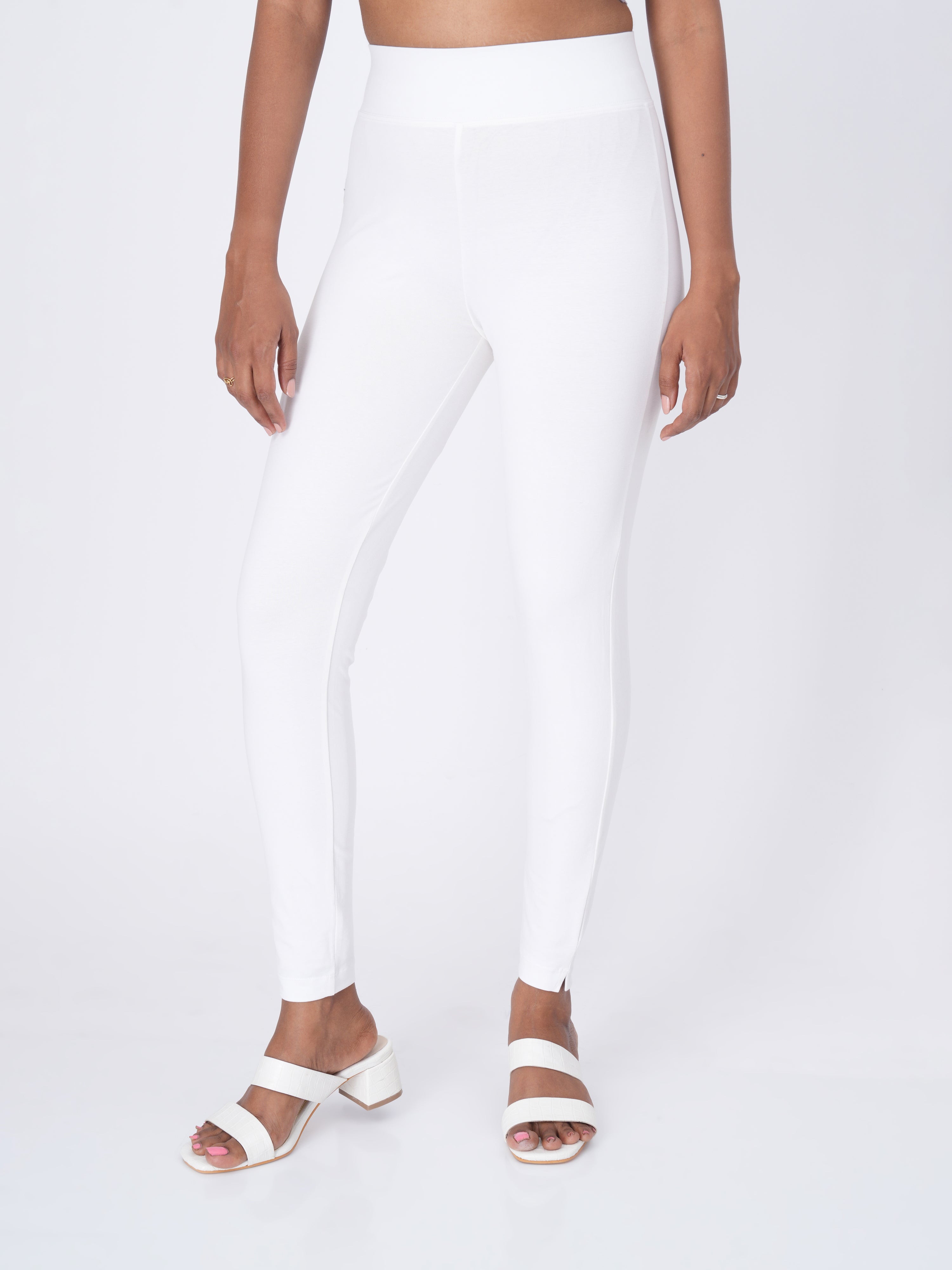 Flexifit White Soho Leggings (Full Length Leggings)