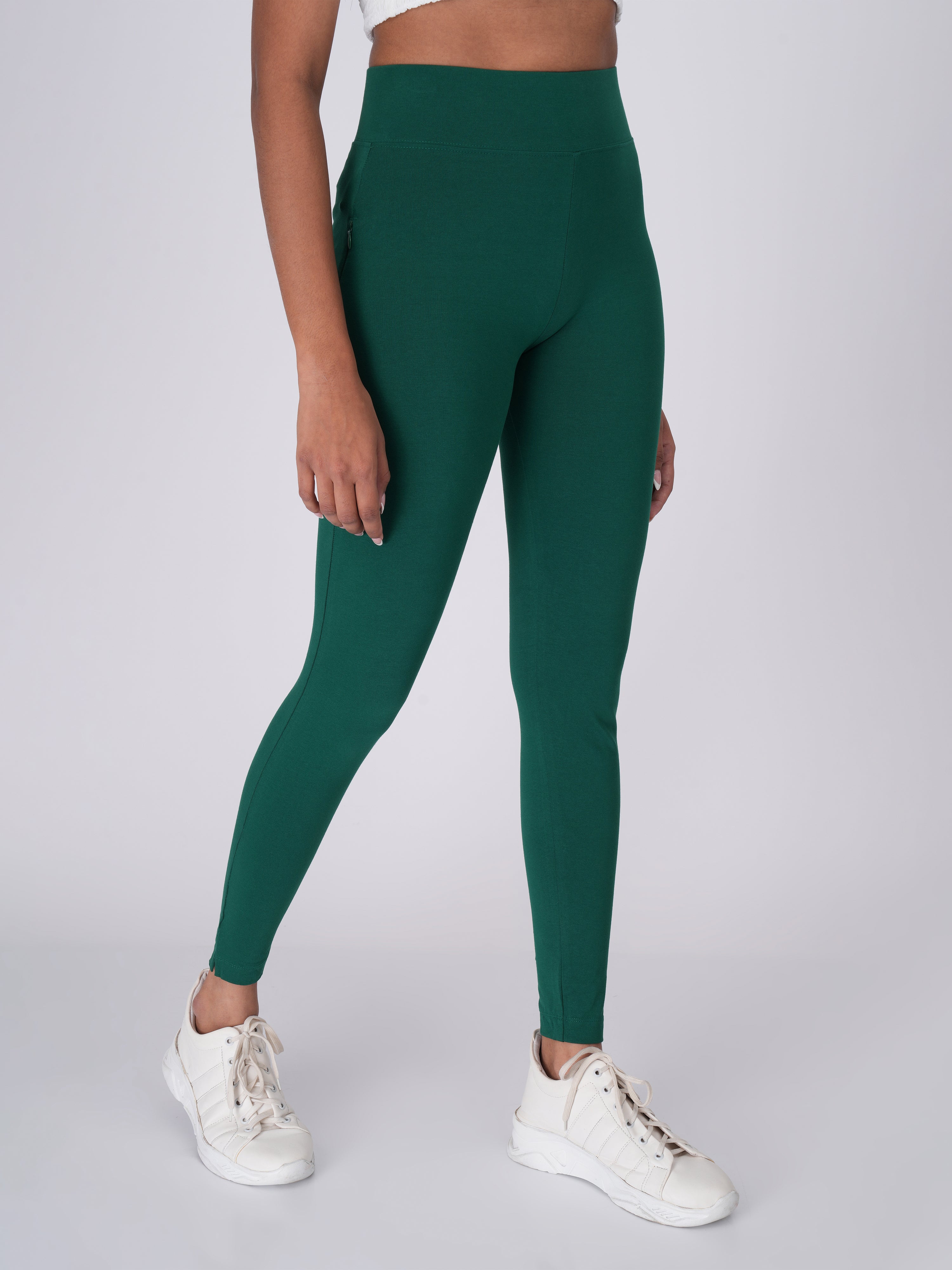 Flexifit Green Soho Leggings (Full Length Leggings)