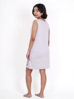 Load image into Gallery viewer, sleepwear, sleep tee, women’s sleepwear, nightwear for women, thigh-length sleep tees, Thigh-Length Sleep Tee, long t-shirt night dress, tee shirt dress, long t-shirt for women, long t-shirt dress for women, night dress for women, ladies long t-shirts, thigh-length sleep tees
