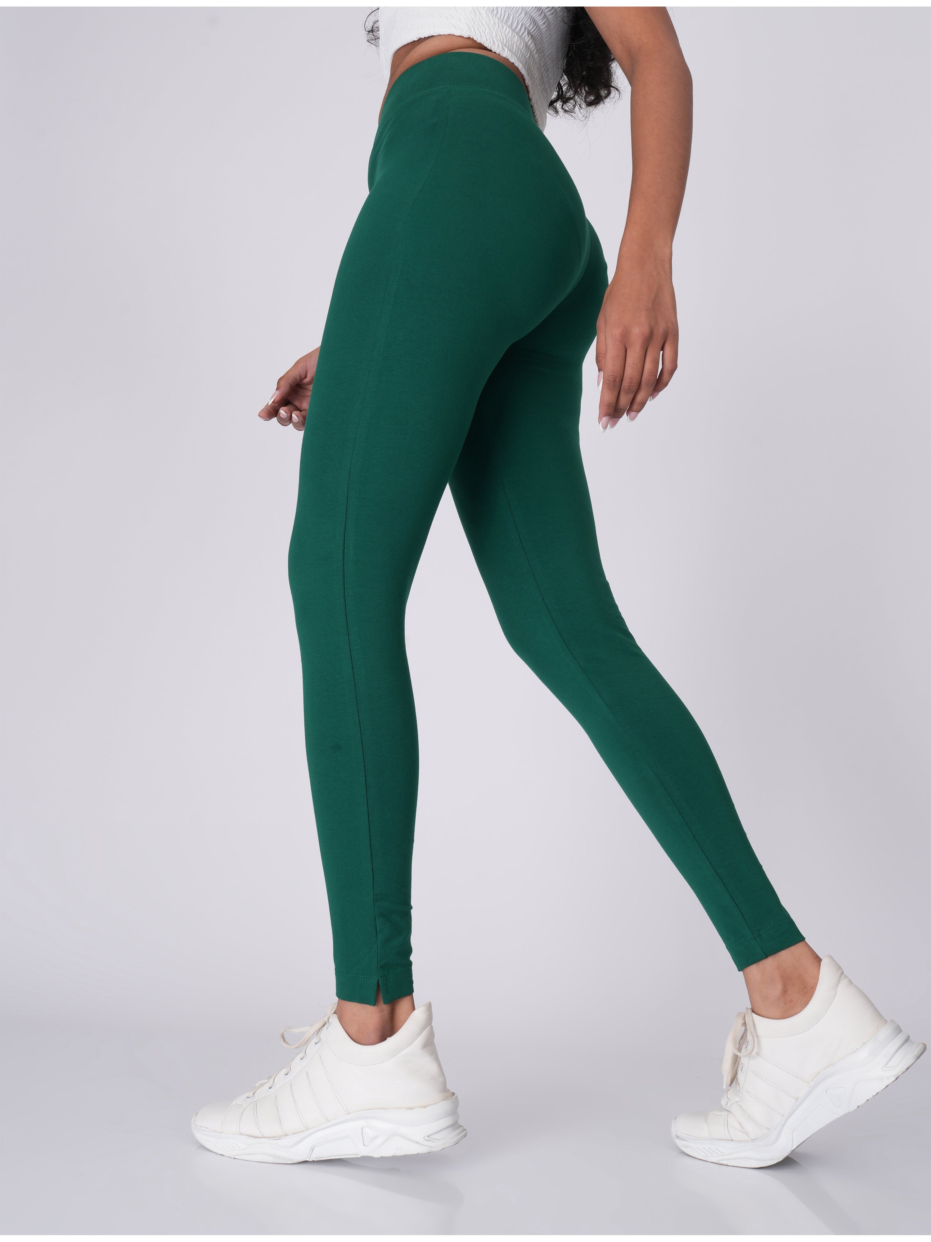 Flexifit Green Soho Leggings (Full Length Leggings)