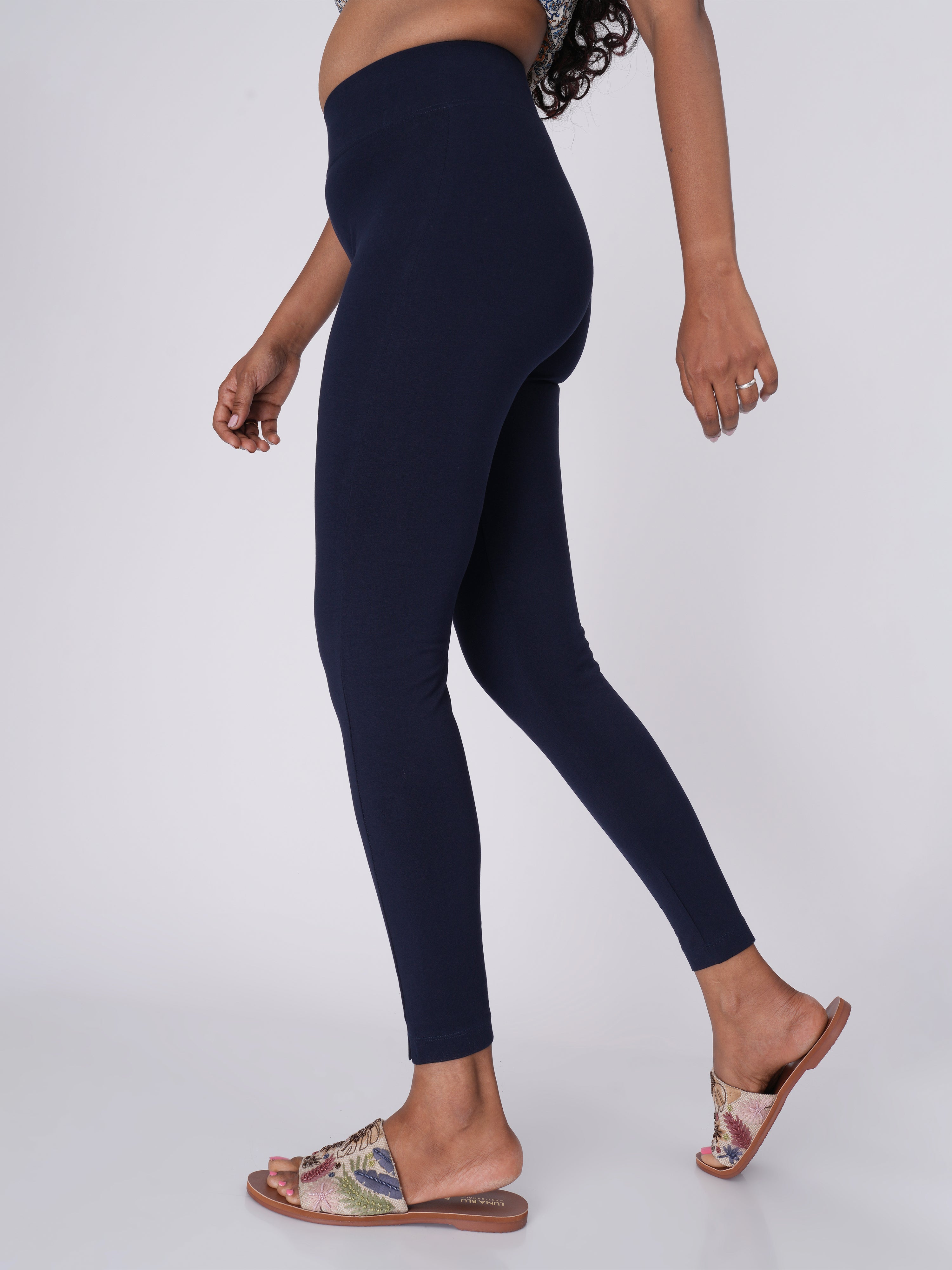 Flexifit Navy Blue Soho Leggings (Full Length Leggings)