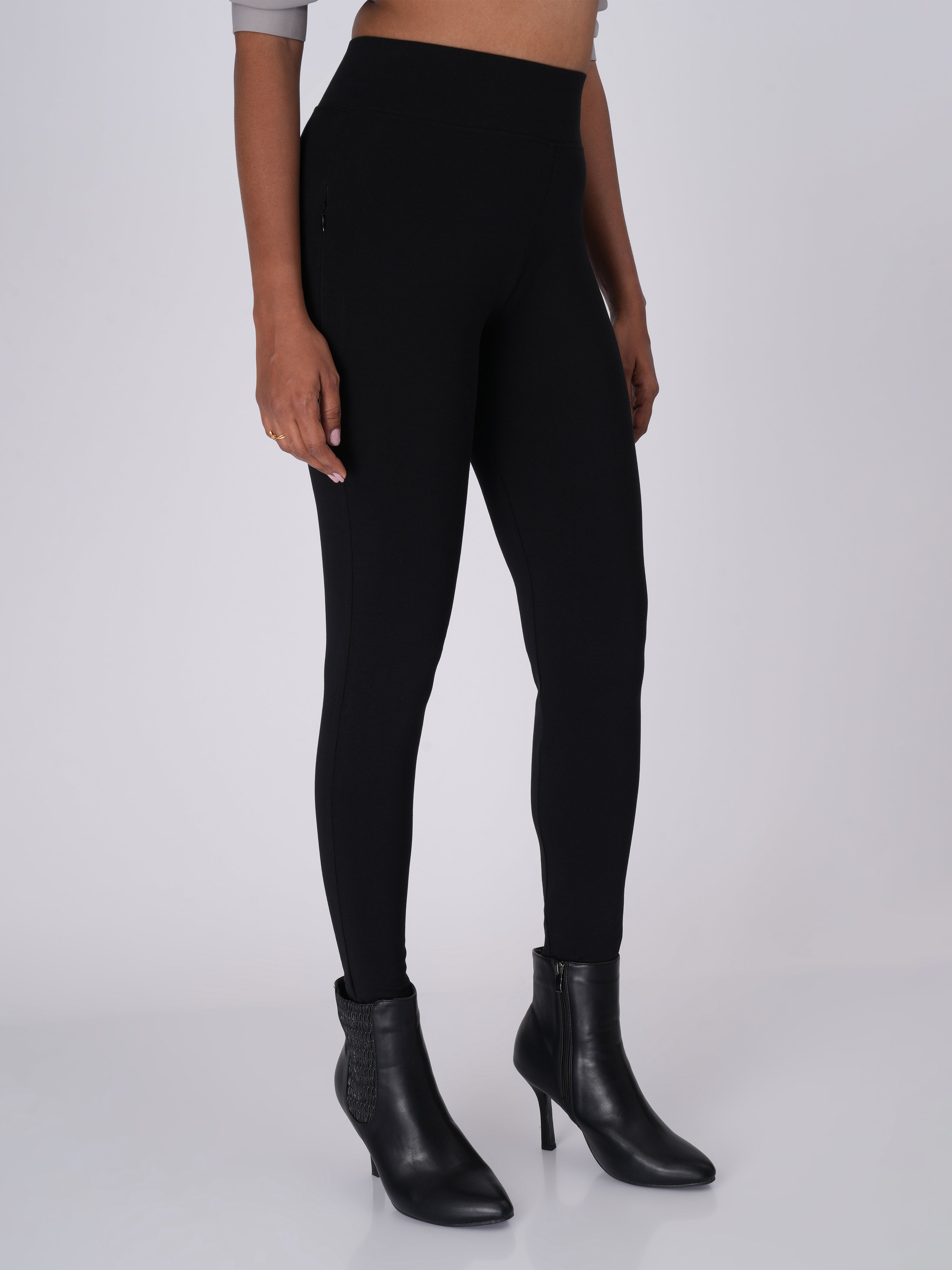 Flexifit Black Soho Leggings (Full Length Leggings)