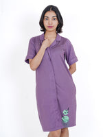 Load image into Gallery viewer, Knee-Length Dress for Women, Shirt Dress for Women, knee-length dress, Women’s Shirt Dress, women’s sleepwear, Shirt Dress Women, Long Shirt Dress for Women, sleepwear
