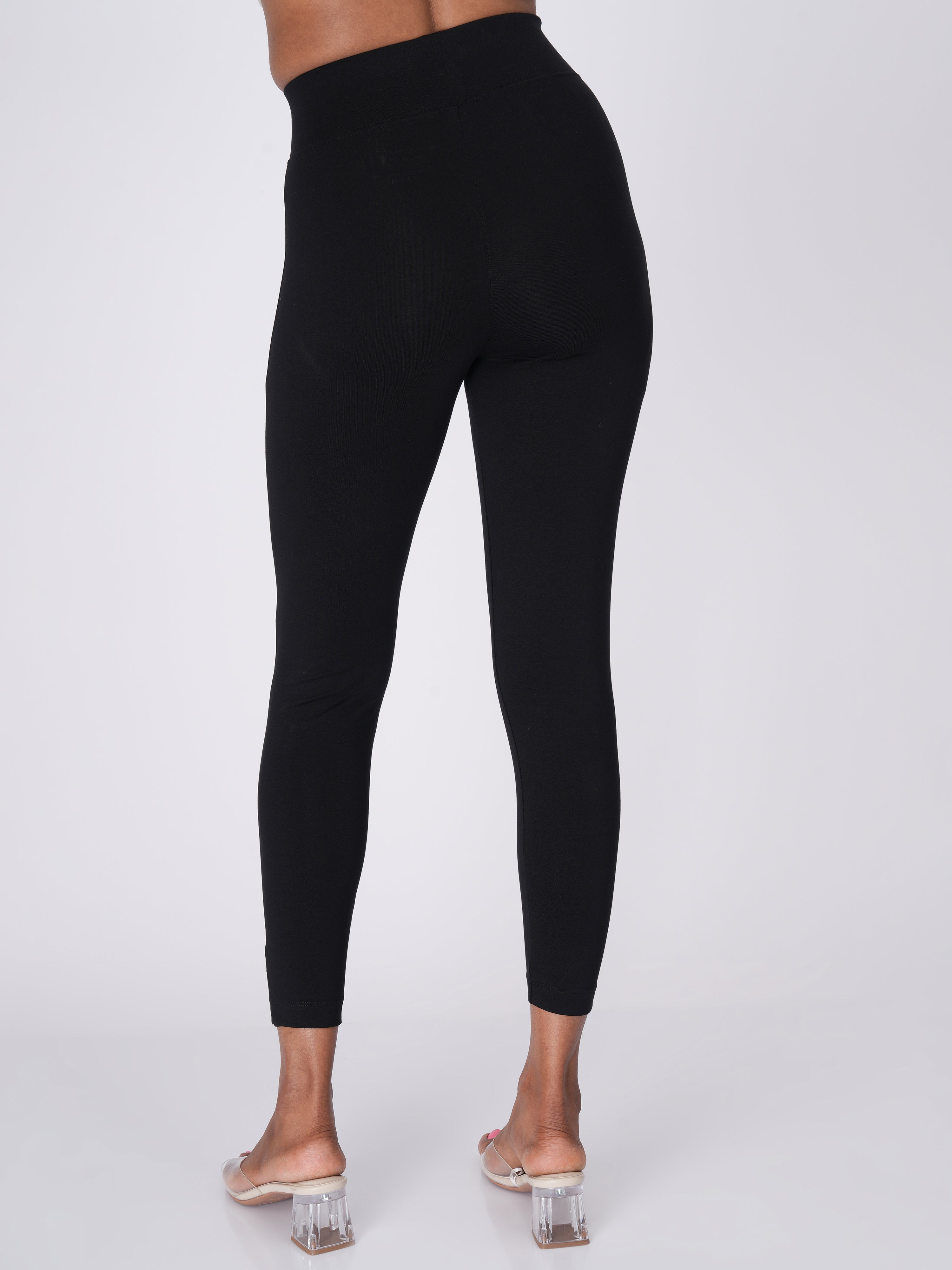 Movease 7/8 Black Leggings (Ankle Length Leggings)