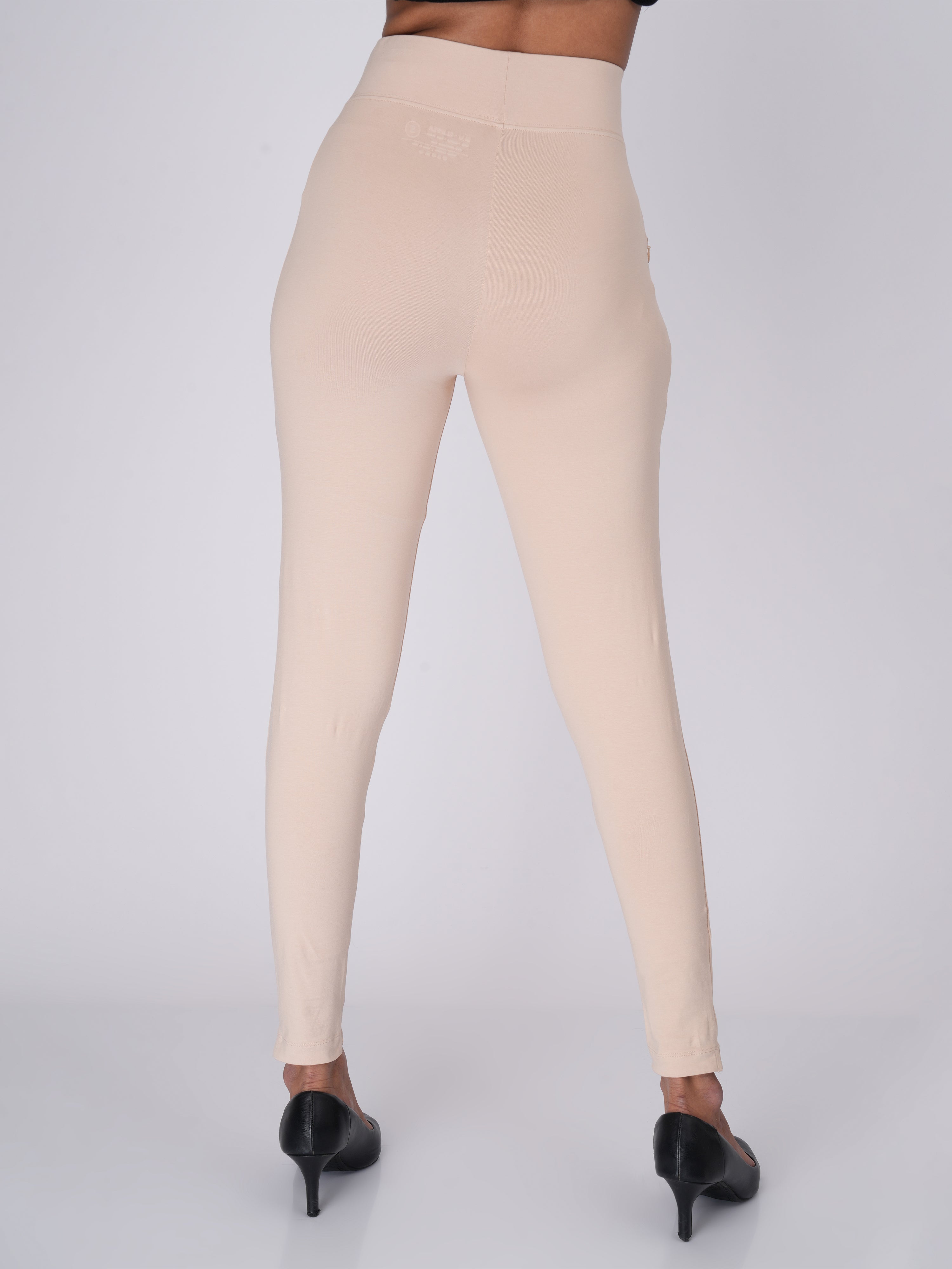 Flexifit Beige Soho Leggings (Full Length Leggings)