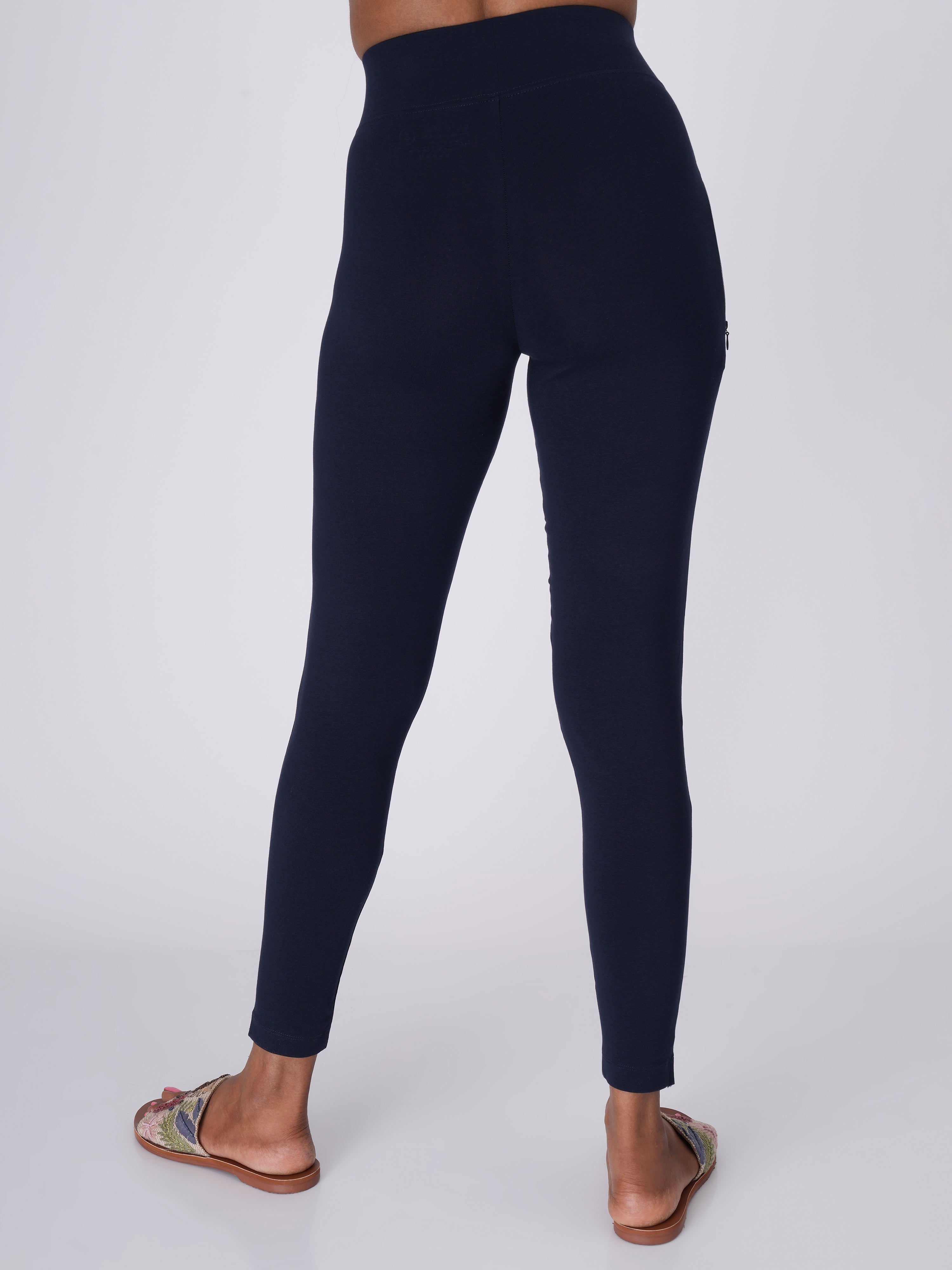 Flexifit Navy Blue Soho Leggings (Full Length Leggings)
