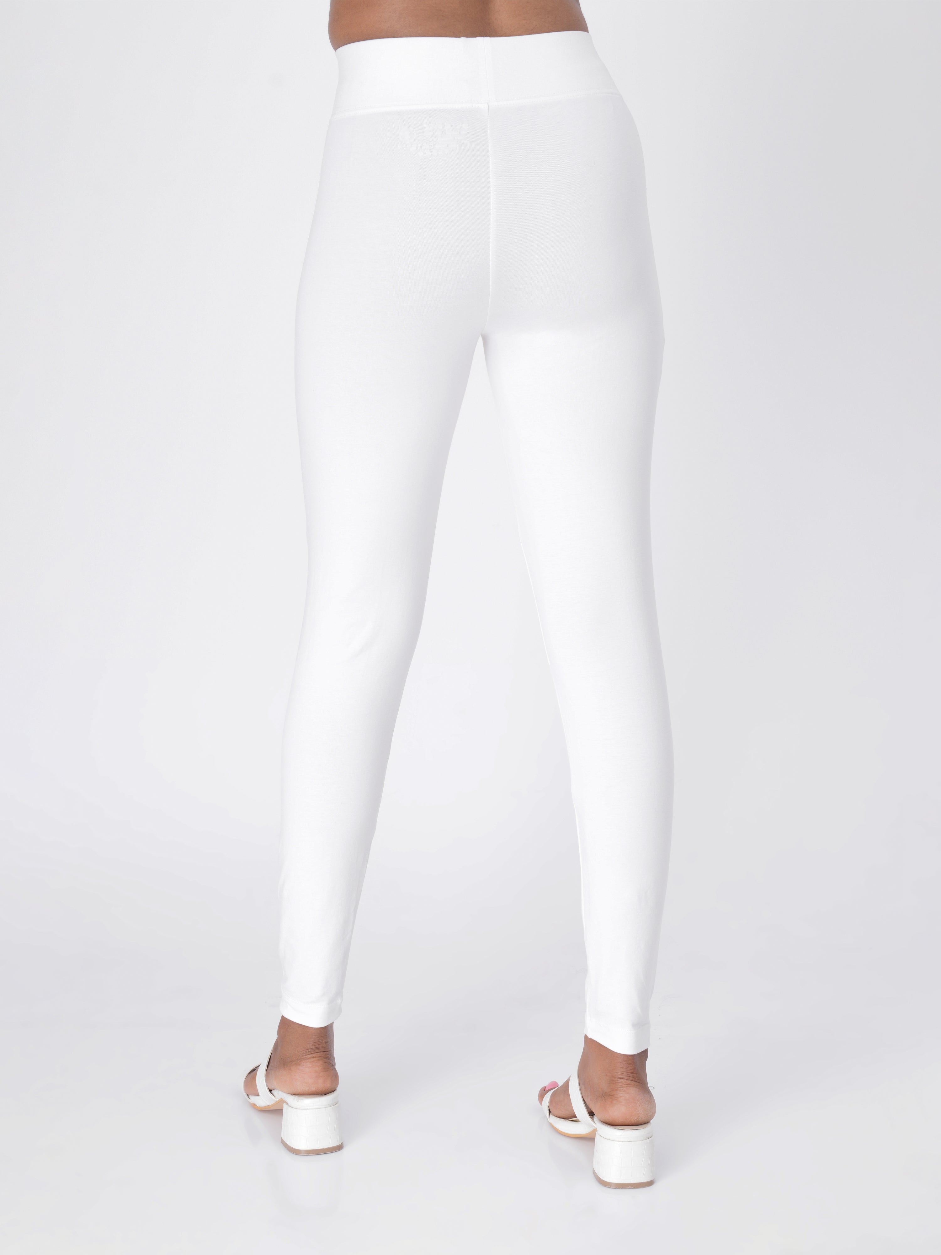 Flexifit White Soho Leggings (Full Length Leggings)