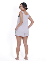 Load image into Gallery viewer, comfy sleepwear, co ord dress set, sleepwear shorts, cord set for women, women’s pj shorts set, sleep shorts, sleepwear shorts for women, women cord set, cute night suits for women, cord set women, women’s sleepwear

