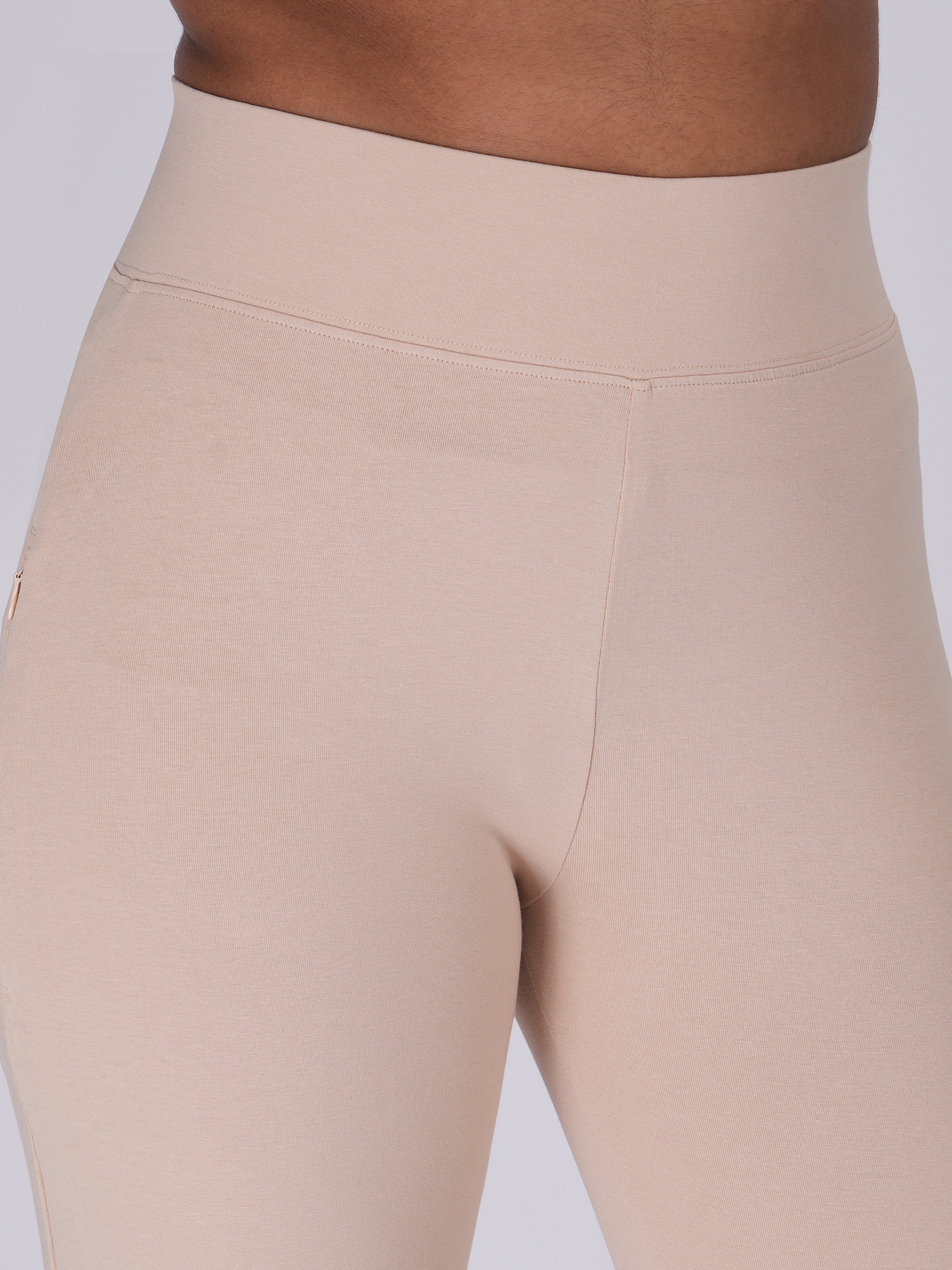 Flexifit Beige Soho Leggings (Full Length Leggings)