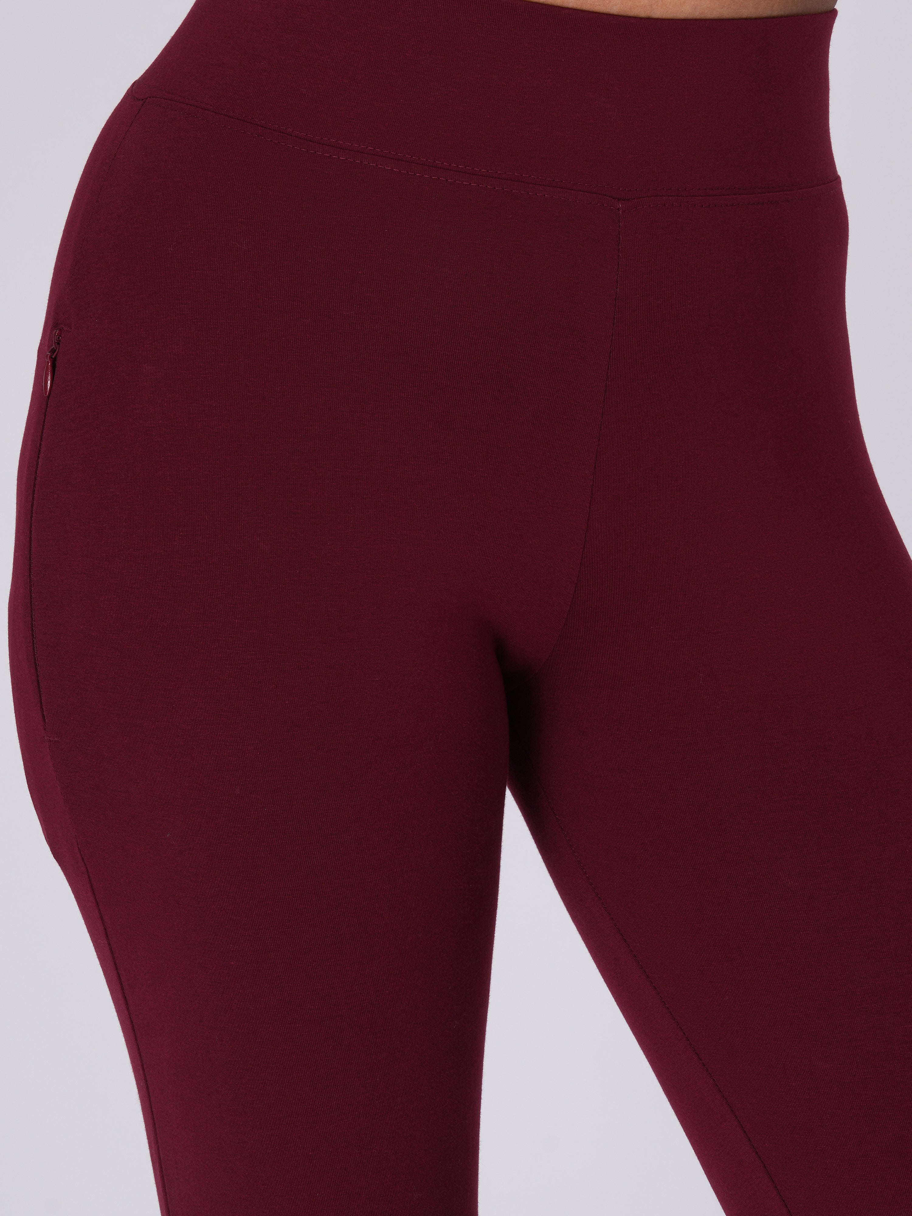 Flexifit Maroon Soho Leggings (Full Length Leggings)
