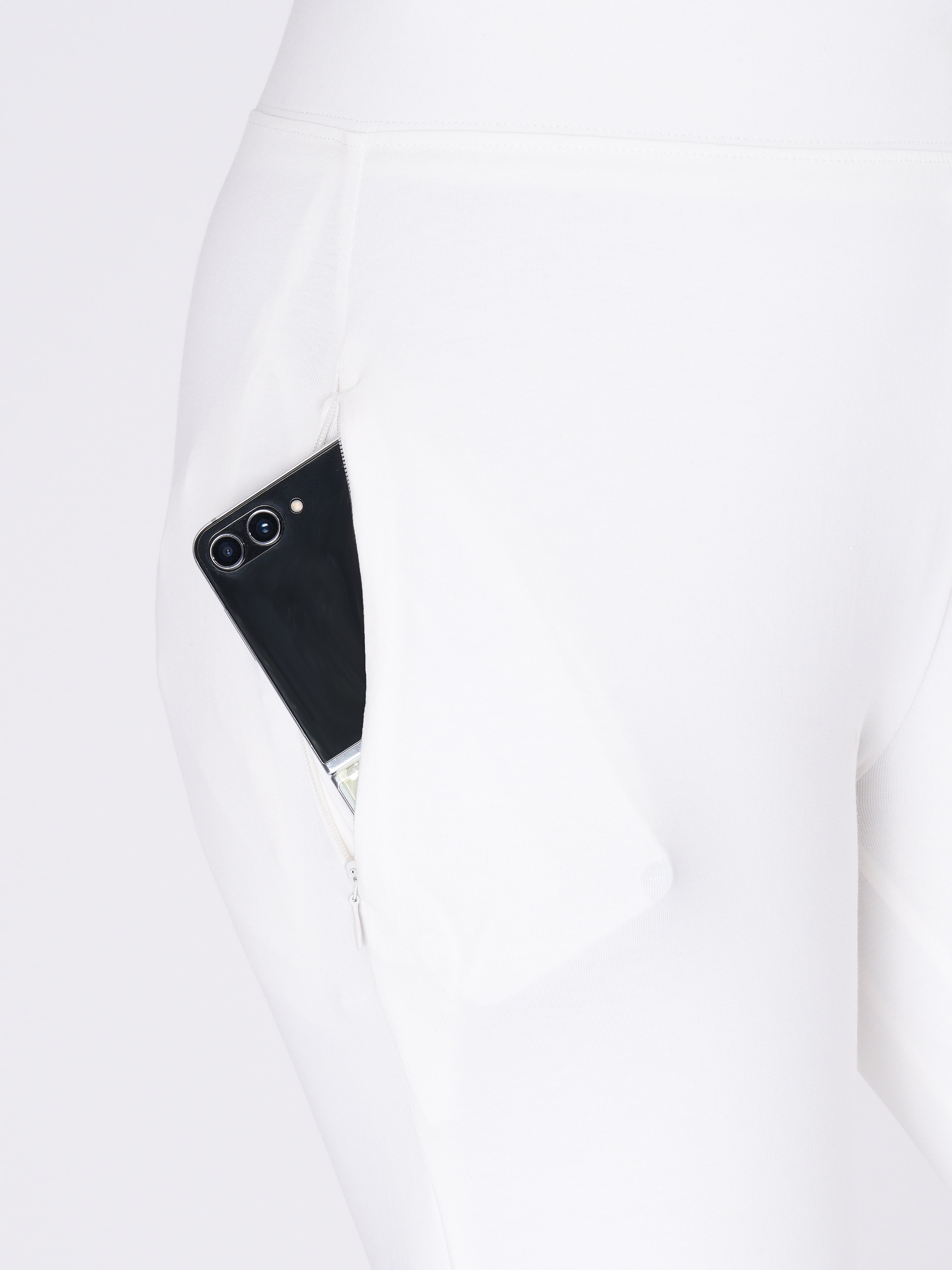 Movease 7/8 White Leggings (Ankle Length Leggings)
