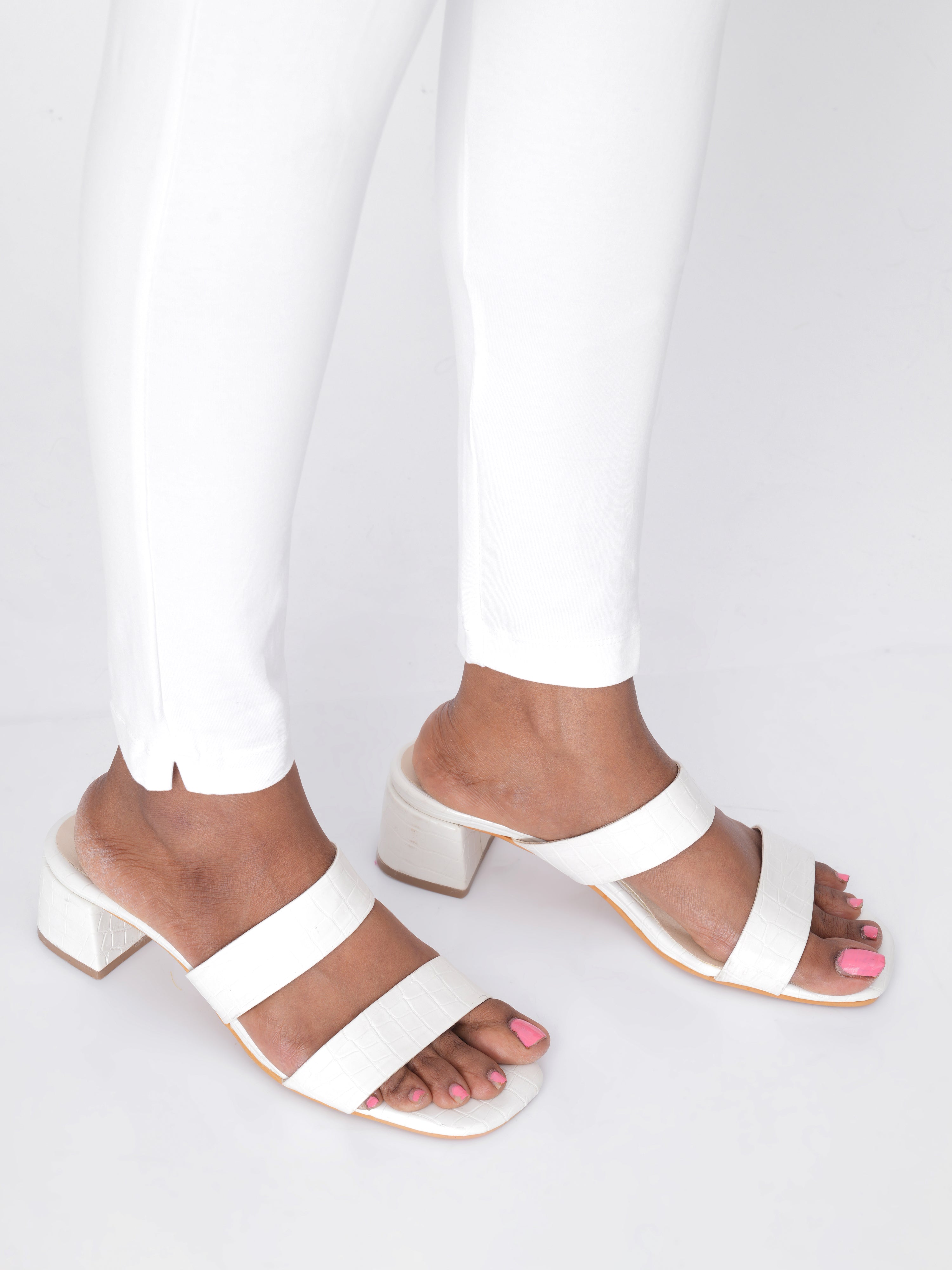 Flexifit White Soho Leggings (Full Length Leggings)