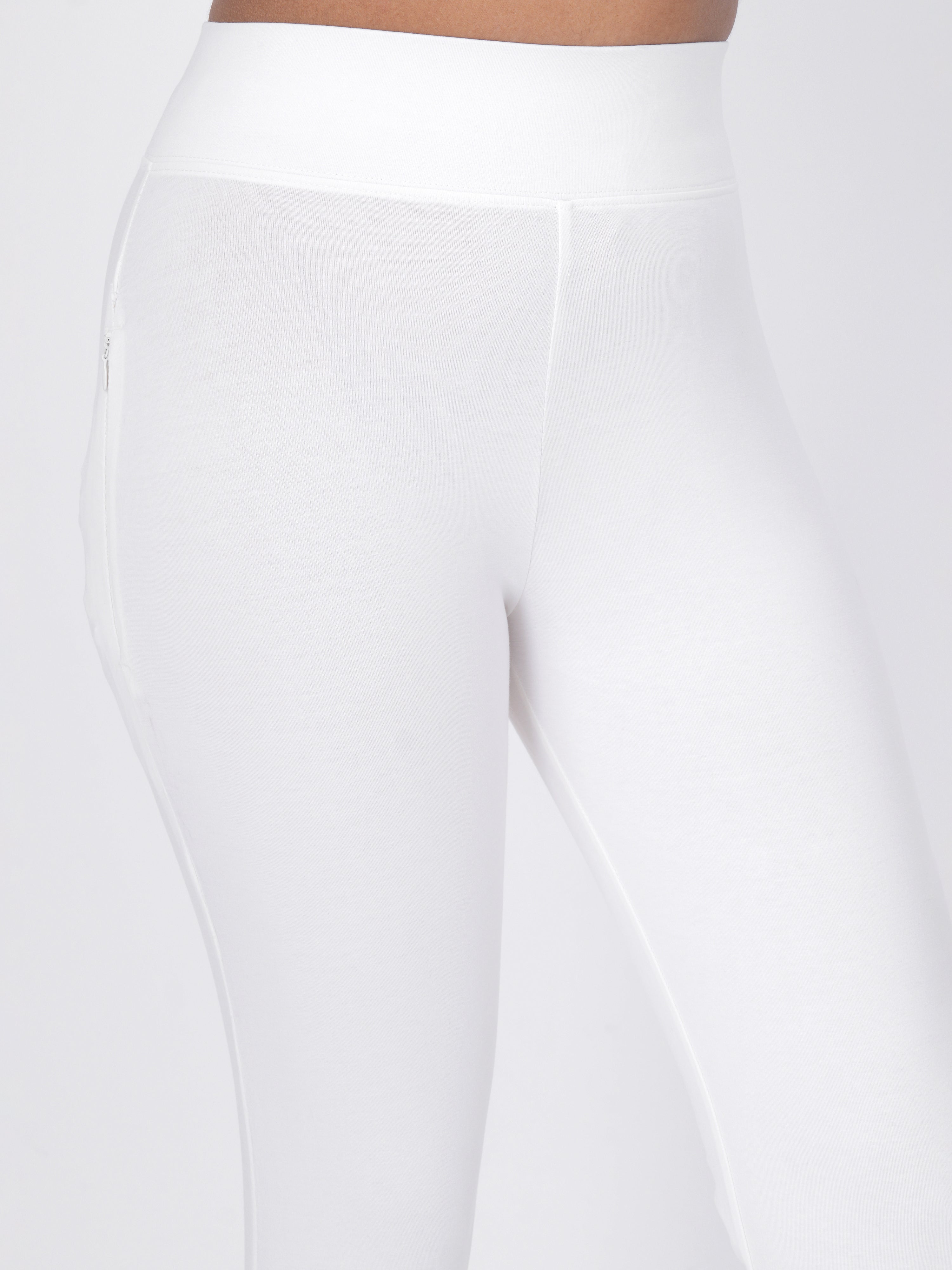 Flexifit White Soho Leggings (Full Length Leggings)