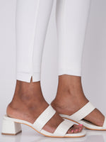 Load image into Gallery viewer, Movease 7/8 White Leggings (Ankle Length Leggings)
