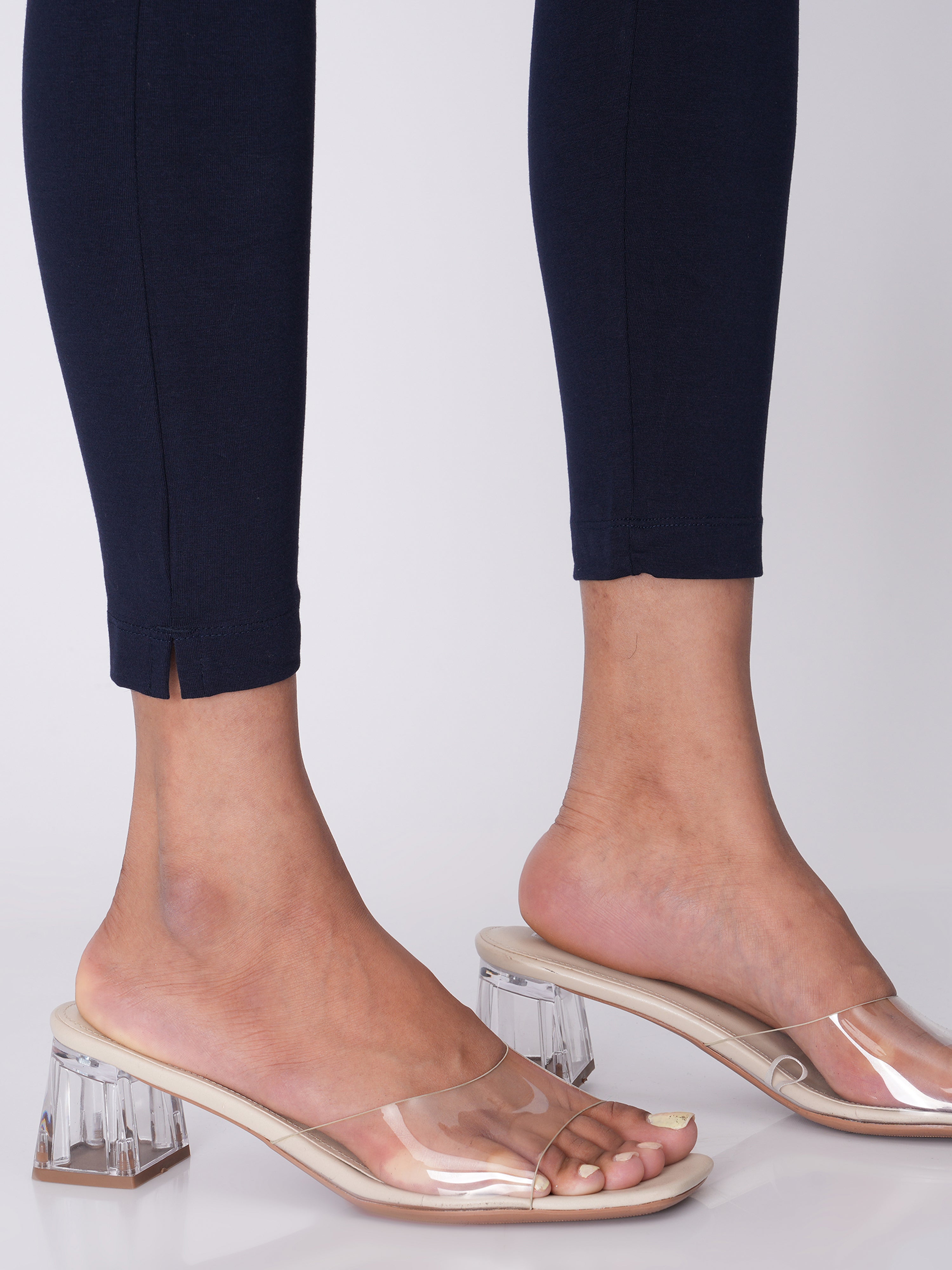 Movease 7/8 Navy Blue Leggings (Ankle Length Leggings)