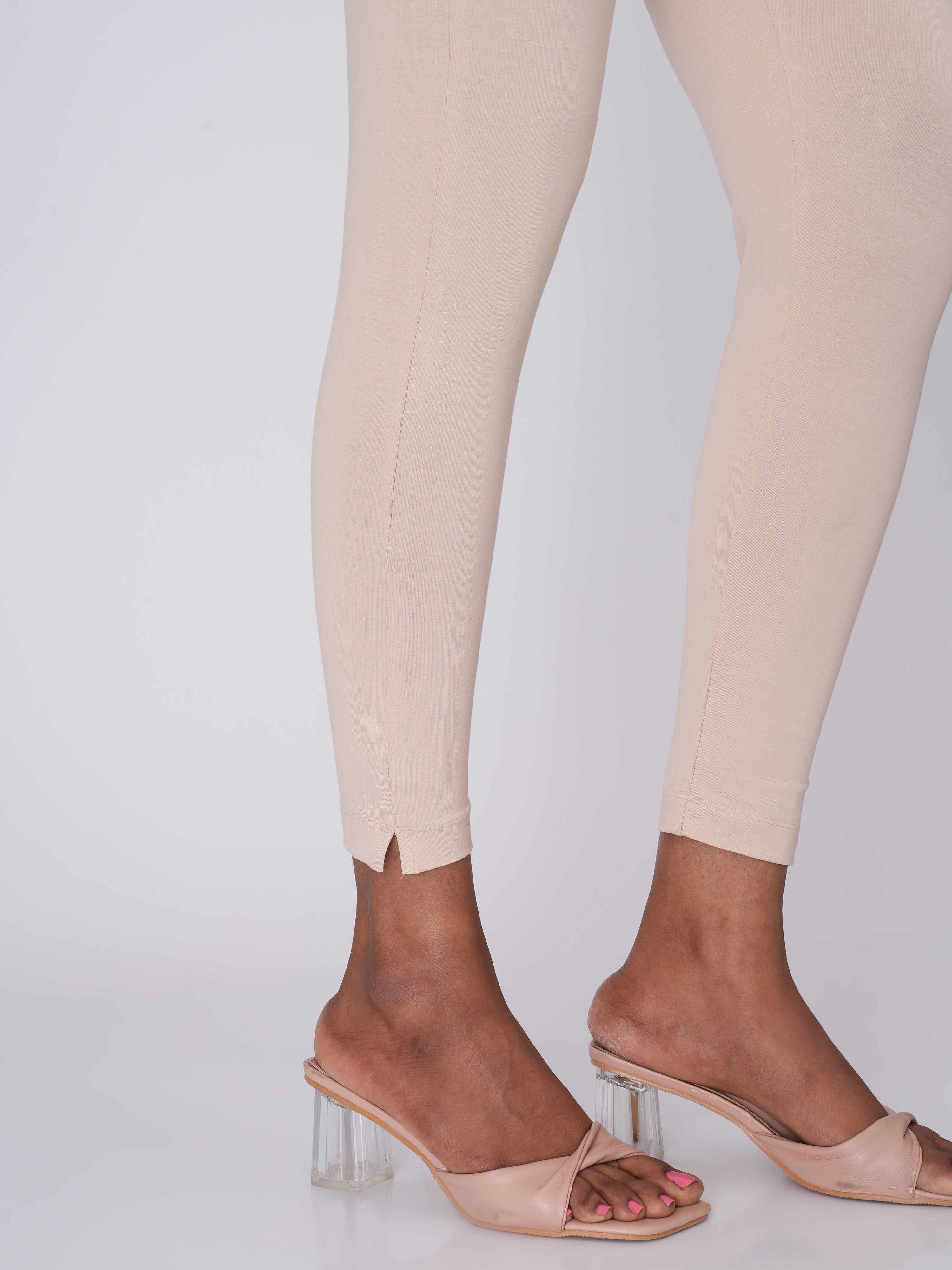 Movease 7/8 Beige Leggings (Ankle Length Leggings)